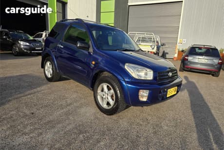 Blue 2002 Toyota RAV4 Wagon Cruiser (4X4)