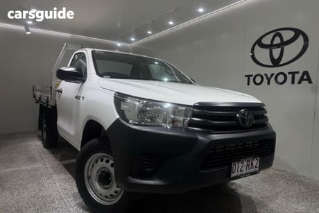 White 2024 Toyota Hilux Cab Chassis Workmate Hi-Rider (4X2)