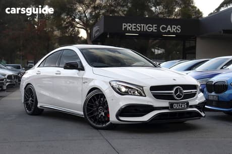 White 2018 Mercedes-Benz CLA45 Coupe 4Matic