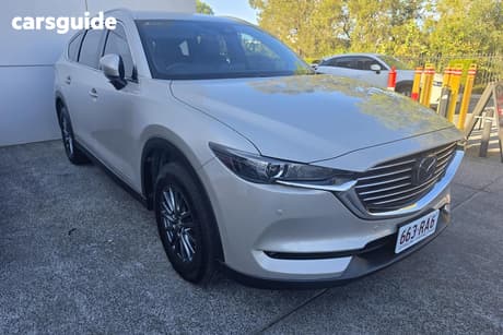 Silver 2021 Mazda CX-8 Wagon Touring (Awd)