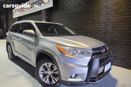 Silver 2014 Toyota Kluger Wagon Gxl (4X4)