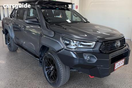 Grey 2022 Toyota Hilux Double Cab Pick Up Rugged X (4X4)