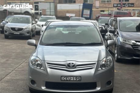 Silver 2012 Toyota Corolla Hatchback Ascent
