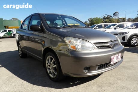Grey 2004 Toyota Echo Sedan