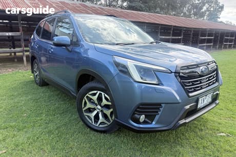 Blue 2023 Subaru Forester Wagon 2.5I (Awd)