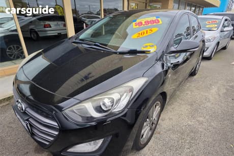 Black 2015 Hyundai I30 Hatchback Sr Premium