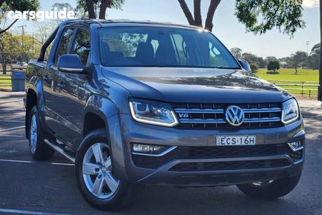 Grey 2019 Volkswagen Amarok Dual Cab Utility V6 Tdi 550 Sportline