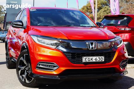 Orange 2019 Honda HR-V Wagon Rs