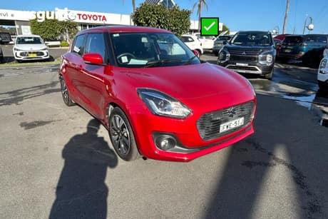 Red 2017 Suzuki Swift Hatchback Glx Turbo