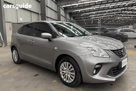 Silver 2021 Suzuki Baleno Hatch