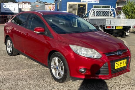 Red 2012 Ford Focus Sedan Trend