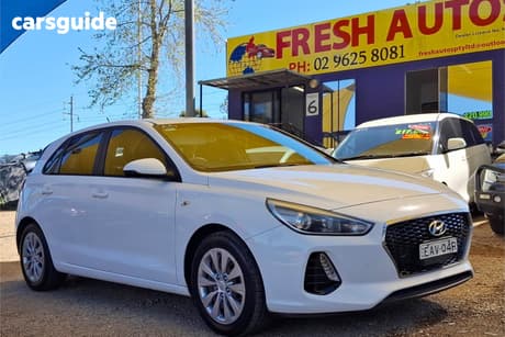White 2018 Hyundai I30 Hatchback Go