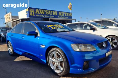 Blue 2010 Holden Commodore Sedan Sv6