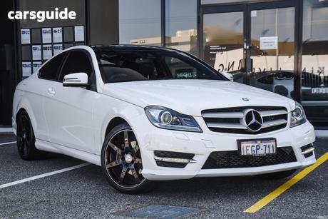 White 2013 Mercedes-Benz C250 Coupe Sport Be