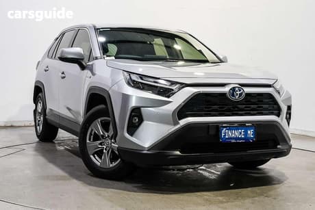 Silver 2022 Toyota RAV4 Wagon Gx (Awd) Hybrid
