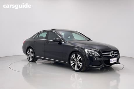 Black 2018 Mercedes-Benz C200 Sedan