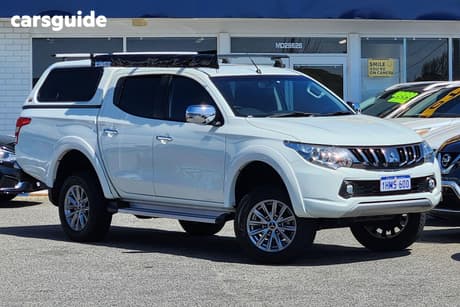White 2017 Mitsubishi Triton Dual Cab Utility Gls (4X4)