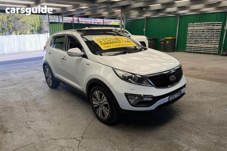 White 2015 Kia Sportage Wagon Platinum (Awd)