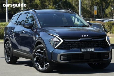 Blue 2023 Kia Sportage Wagon Sx+ (Fwd)