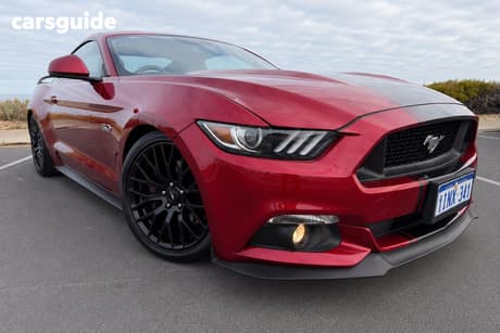 Red 2016 Ford Mustang Coupe Fastback Gt 5.0 V8