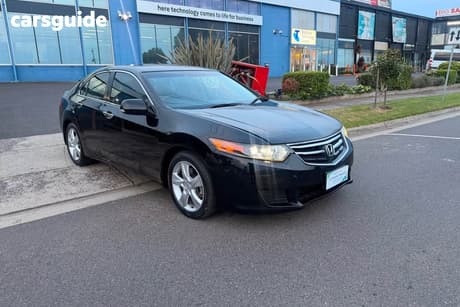 Black 2009 Honda Accord Euro Sedan Euro