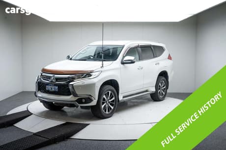 White 2017 Mitsubishi Pajero Sport Wagon Exceed (4X4) 7 Seat