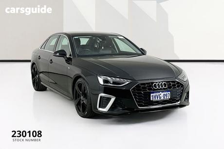 Black 2021 Audi A4 Sedan 35 Tfsi S Line Mhev
