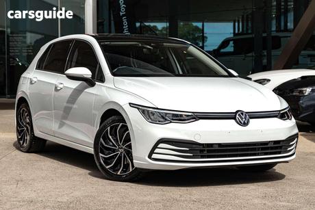 White 2021 Volkswagen Golf Hatchback 110 Tsi Life