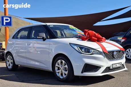 White 2019 MG MG3 Hatchback Core