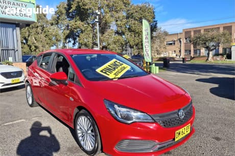 Red 2017 Holden Astra Hatchback R