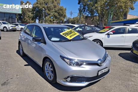 Silver 2015 Toyota Corolla Hatchback Ascent Sport