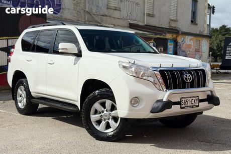 White 2013 Toyota Landcruiser Prado Wagon Gxl (4X4)