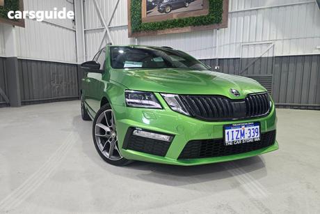 Green 2017 Skoda Octavia Wagon Rs 169 Tsi