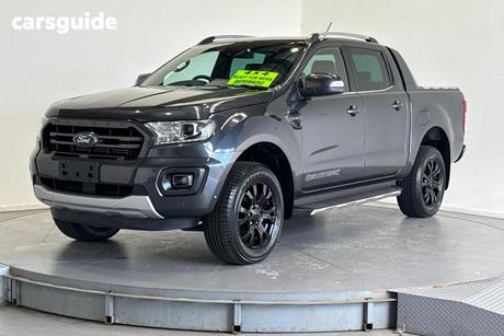 Grey 2020 Ford Ranger Double Cab Pick Up Wildtrak 2.0 (4X4)