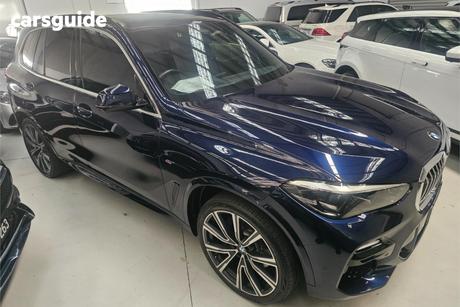 Blue 2021 BMW X5 Wagon Xdrive40I M Sport