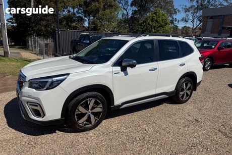 White 2021 Subaru Forester Wagon Hybrid S (Awd)