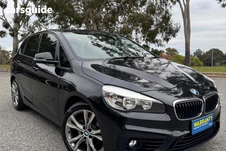 Black 2015 BMW 218D Wagon Active Tourer Sport Line