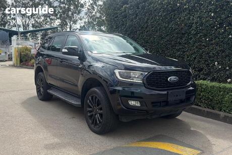 Black 2022 Ford Everest Wagon Sport (4Wd)