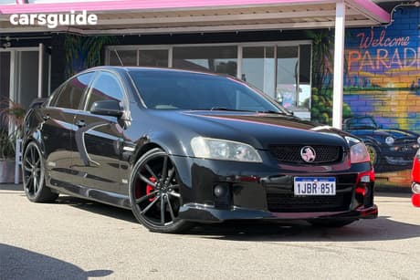 Black 2008 Holden Commodore Sedan Ss
