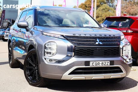 Grey 2021 Mitsubishi Outlander Wagon Exceed 7 Seat (Awd)