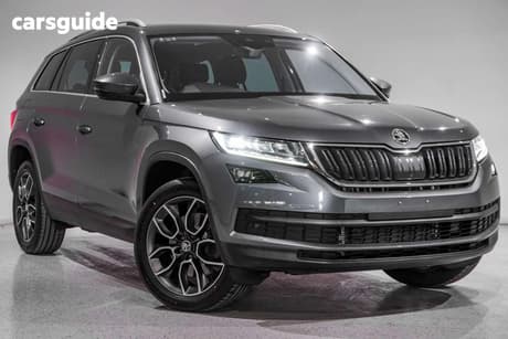 Grey 2021 Skoda Kodiaq Wagon 132 Tsi (4X4)