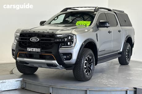 Silver 2023 Ford Ranger Double Cab Pick Up Wildtrak X 2.0 (4X4)