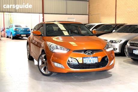 Orange 2013 Hyundai Veloster Coupe + FS MY13
