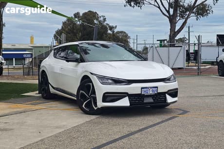 White 2022 Kia EV6 Wagon Gt-Line Awd (With Sunroof)