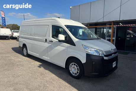 White 2022 Toyota HiAce Van Slwb