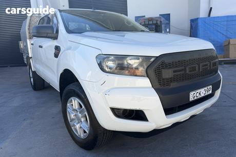 White 2015 Ford Ranger Crew Cab Chassis Xl 2.2 Hi-Rider (4X2)