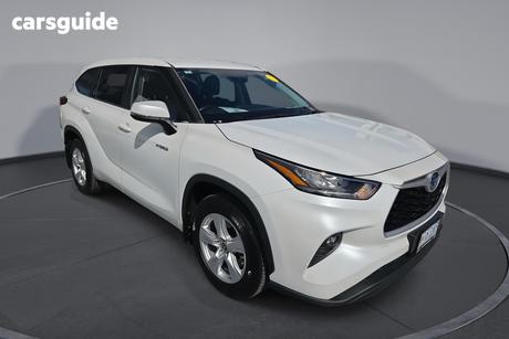 White 2022 Toyota Kluger Wagon Gx Hybrid Awd