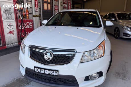 White 2012 Holden Cruze Hatchback Sri V