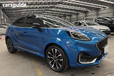 Blue 2020 Ford Puma Hatchback St-Line V