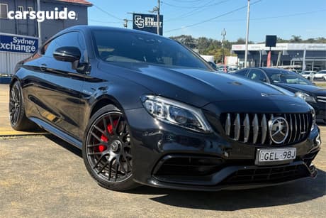 Black 2022 Mercedes-Benz C63 Coupe S